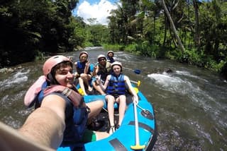 Ayung River Rafting Adventure and Ubud Sightseeing Tour