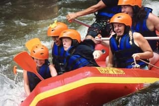 Bali : Telaga Waja River Rafting & Tukad cepung waterfall