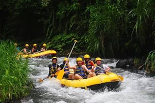 Ubud River Rafting with options Private Transfer & Lunch