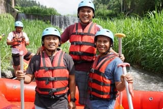 bali best destination - white water rafting activity