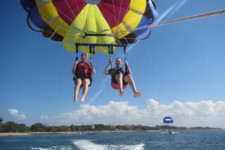 Nusa Dua Marine Parasailing Adventure and Banana Boat with Hotel Pick up