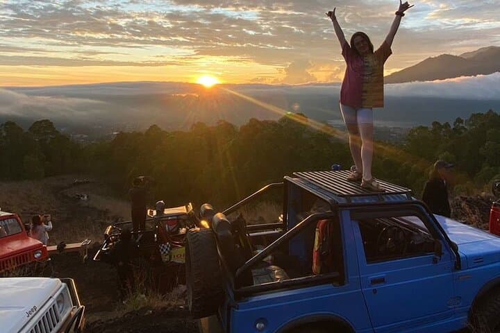 Mount Batur Jeep Sunrise, Black lava & Natural Hot Spring — photo 1 of 6