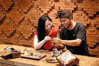 Bali Traditional Silver Jewelry Making Class and Temple Visit