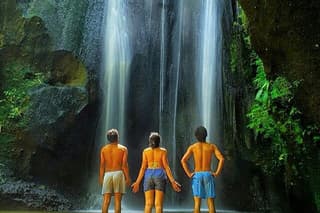 Bali Waterfall : Tukad Cepung - Tibumana - Rice terrace & j.swing