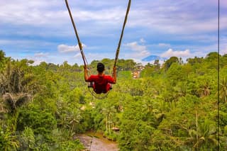 Swing & Swim at D’tukad Blangsinga and Ubud Temple Tour