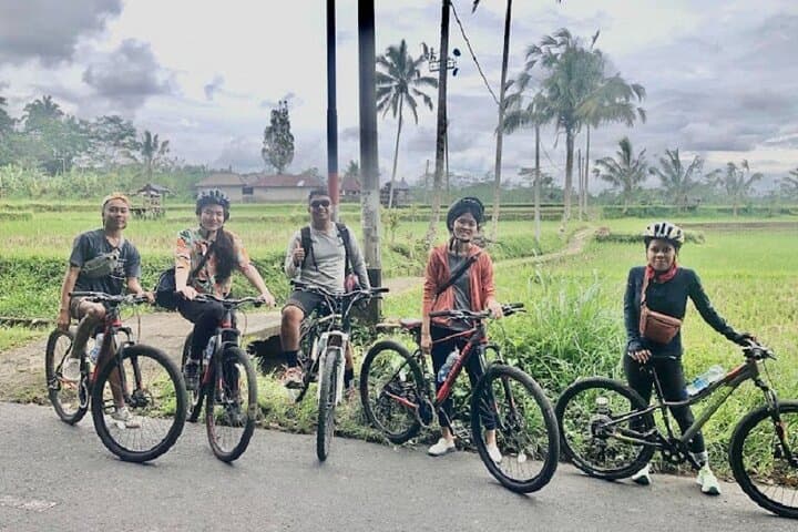 Downhill Cycling Tour through jungle and rice terrace meals — photo 1 of 7