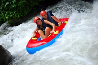 Bali River Tubing Adventure and Ubud Rice Terrace, Waterfall Tour