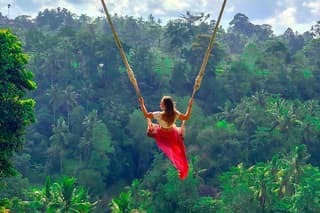 Bali Swing Activities and Tanah Lot Sunset Tour