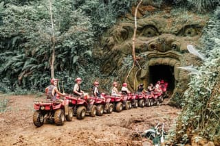 Bali Ubud ATV Quad Bike Adventure Through Tunnels & Waterfalls