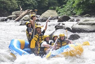 Ubud White Water Rafting and Cycling Tour All Inclusive