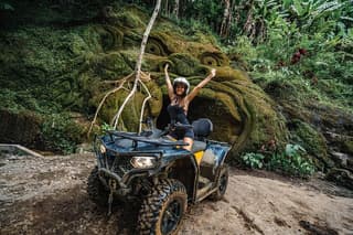 Explore Gorilla Cave by ATV in Ubud - Monkey Forest and Waterfall