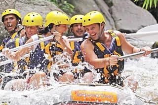 Bali White Water Rafting and Bali Swing Experience