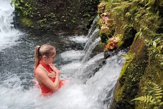Melukat Purification Ceremony at Mengening Temple