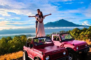 Mount Batur Sunrise Jeep Tour & Black Lava Adventure
