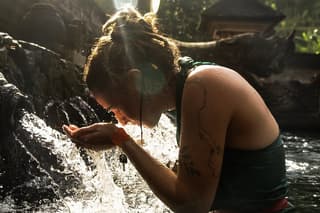 Tirta Empul Temple Balinese Water Purification Ceremony