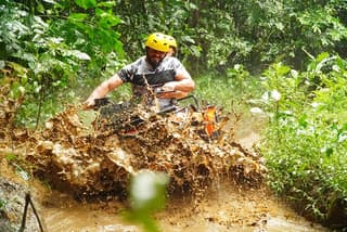 Bali ATV Quad Bike Adventure with visit Ubud Monkey Forest