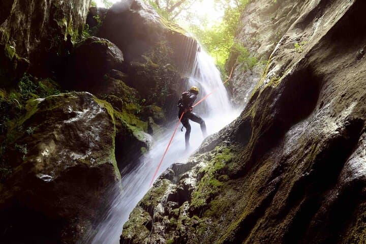 5Hrs Advanced Canyoning (50m) 12 Rappels (Pickup, Lunch & GoPro) — photo 1 of 20