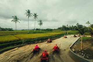 Ubud ATV Quad Bike Ride: Tunnel & Waterfall Adventure Tour Bali