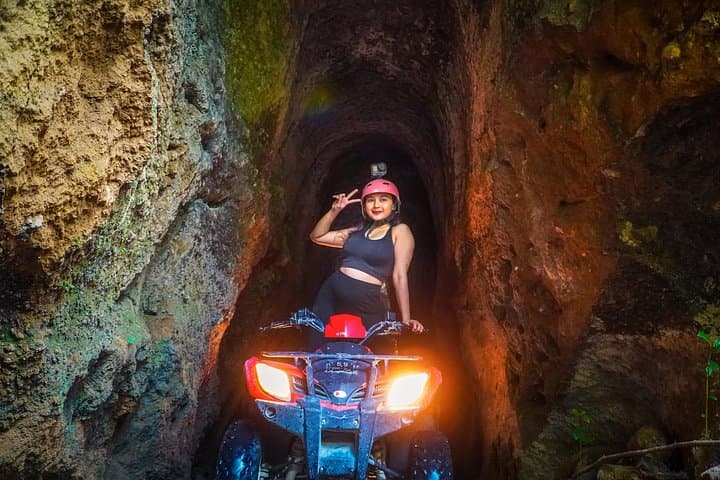 ATV Quad Bike Kuber Through Waterfall, Tunnel And Rice Field — photo 1 of 17