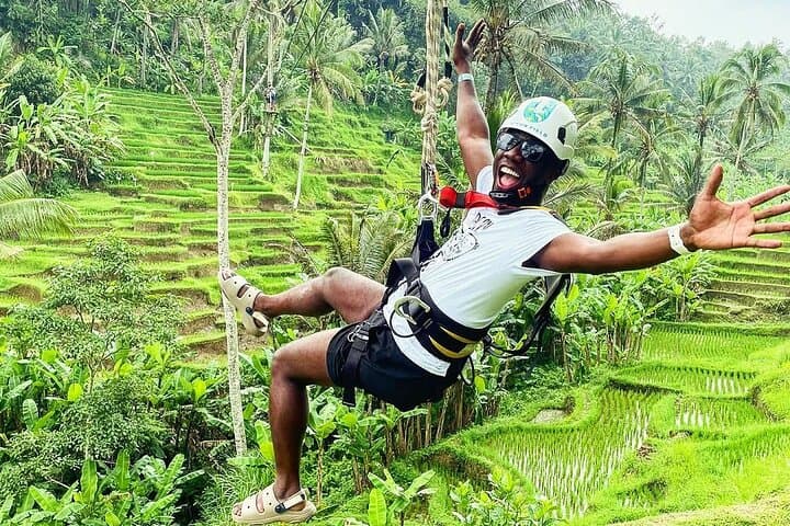 Ubud Zipline Adventure ,Rice terrace and Waterfall Tour — photo 1 of 5