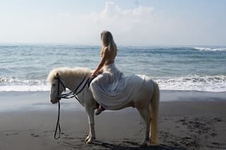 From Ubud 1 Hour Horse Riding at The Beach Experiences