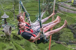Half Day Ubud Tour with Zipline, Rice Terrace and Monkey Forest