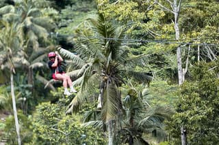 Bali Ubud Zipline Jungle Swing and Waterfall Tour