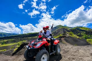 From Ubud: Mount Batur Volcano And Black Lava ATV Adventue