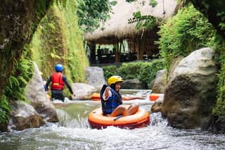 Ubud River Cave Tubing Adventure and Gorilla ATV Quad Bike
