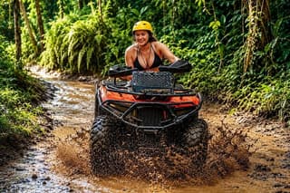 Bali ATV Ride Through Rice Fields, Jungle & Traditional Villages
