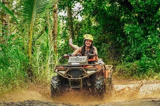 Bali ATV Ride, Monkey Forest and Jungle Swing Experience