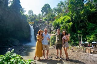 Bali Hidden Canyon Waterfall and Temples Full Day Tour with Lunch