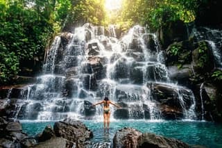 Ubud Private Tour: Waterfalls, Temple and Rice Terraces Swing
