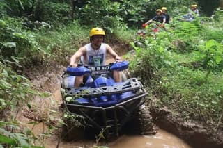 ATV Quad Biking & White Water Rafting Adventure and Monkey Forest