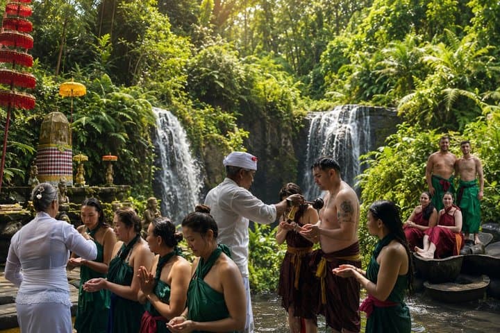 Bali Purification - Sacred Melukat Ritual at Beji Griya Waterfall — photo 1 of 13