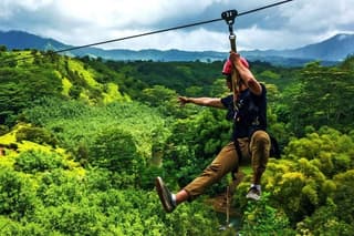 Ubud Gorilla Cave ATV and Jungle Zipline Adventure