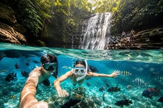 Blue Lagoon Snorkeling - Lunch - Kantolampo - Tibumana Waterfall