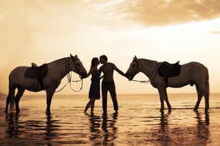 Bali Horse Riding Sunset