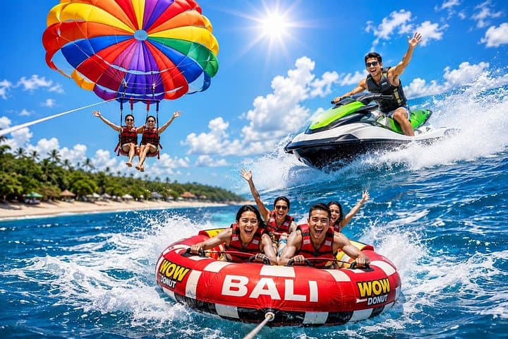 Bali Watersport Parasailing Adventure, Rolling Donut and Jetski — photo 1 of 25