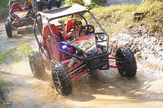 Bali UTV Buggy and Rafting Adventure with Lunch and Pickup