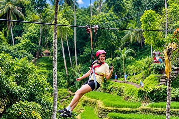 Bali Ubud Zipline Adventure in Tegalalang Rice Terrace — photo 1 of 11