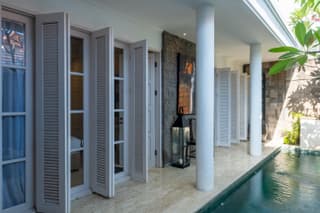 Mosan House - unique art-filled gem in perfect location a short walk from the beach or Seminyak Square including AC office for remote working
