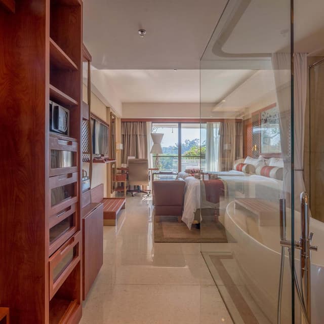 Deluxe Premium Twin Room with Outdoor Tub & Rice Field View