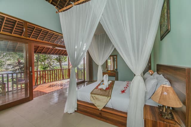 Two Bedroom Villa with Pool View and Rice Field View