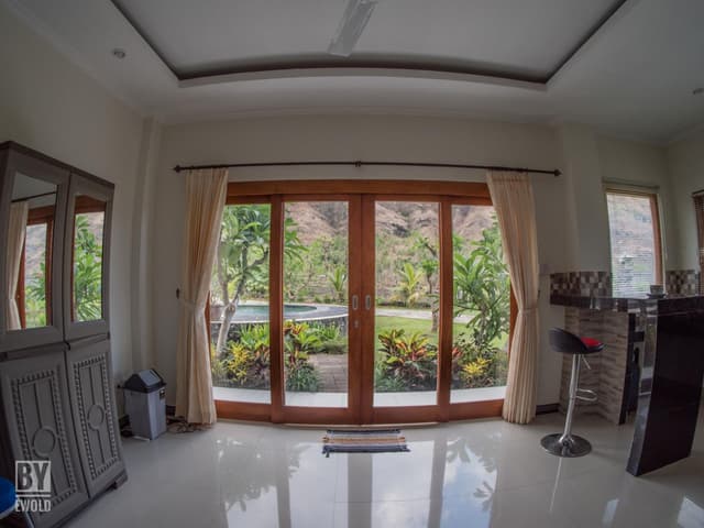 Family Room with Mountain View