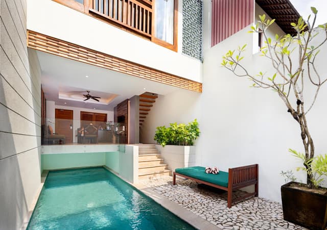 One-Bedroom Villa with Private Pool and Bathtub