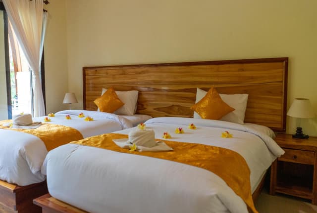 Twin Room with Pool View