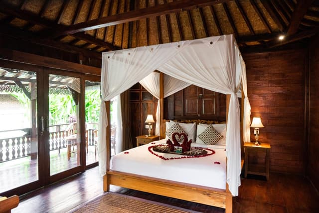 Unique Joglo Villa with Pool View with Daily Afternoon Tea