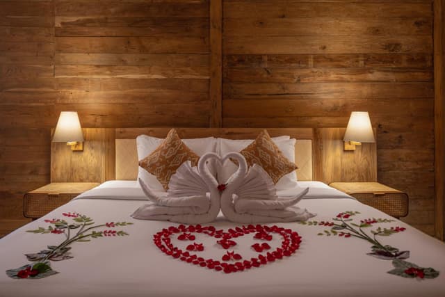 Wooden One-Bedroom Villa with Private Pool