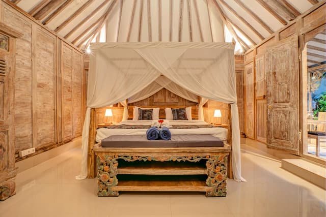 Wooden One-Bedroom Villa with Private Pool